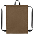 Рюкзак-мешок Melango, коричневый - Фото 4