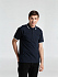 Рубашка поло мужская с контрастной отделкой Practice 270, темно-синий/белый - Фото 4
