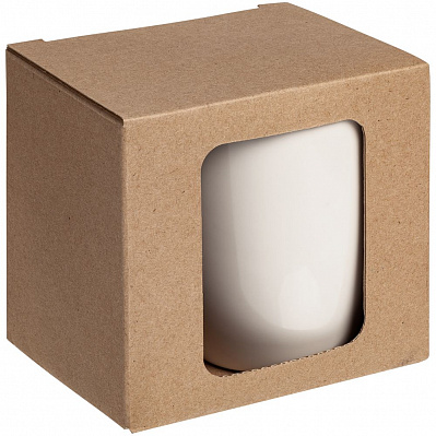 Коробка с окном для кружки Window крафт