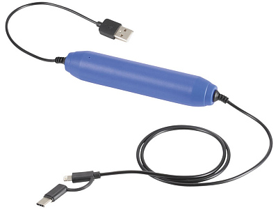 Портативное зарядное устройство, 2000 mAh/кабель 3 в 1