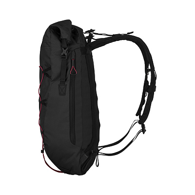 Рюкзак VICTORINOX Altmont Active L.W. Rolltop Backpack, чёрный, 100% нейлон, 30x19x46 см, 20 л