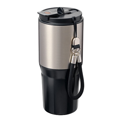 Термокружка вакуумная Авеню (Avenue), черная