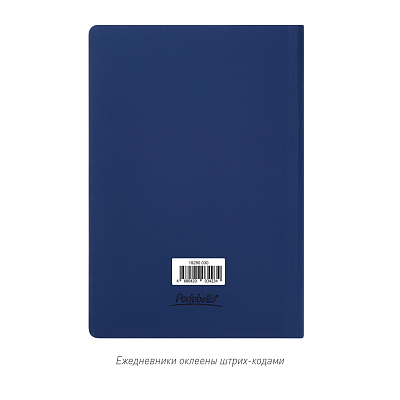 Ежедневник Spark недатированный, синий (с упаковкой, со стикерами)