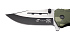 Нож складной Stinger, 88 мм (серебристый), материал рукояти: алюминий (зелёный камуфляж) - Фото 4