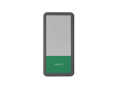 Внешний аккумулятор NEO Bright, 10000 mAh (Серый, зеленый)