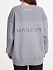 Свитшот оверсайз унисекс Vozduh, светло-серый - Фото 13