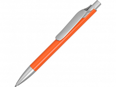 Ручка металлическая шариковая Large (Оранжевый/серебристый)