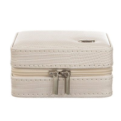 Шкатулка для украшений Jardin D'Ete, цвет бежевый, "рептилия" , 9 х 8 х 5 см