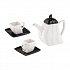 Набор чайный на 4 персоны "Соната", белый/черный - Фото 3