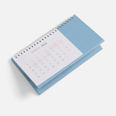 Календарь настольный Brand, голубой