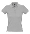 Рубашка поло женская People 210, серый меланж - Фото 1