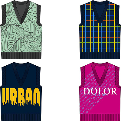 Жилет оверсайз Tricksy Net на заказ акрил