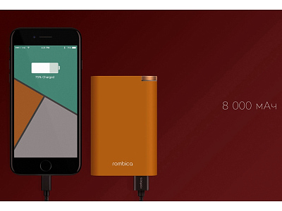 Внешний аккумулятор Neo Alfa Chocolate, 8000mAh