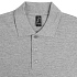 Рубашка поло мужская Summer 170, серый меланж - Фото 3