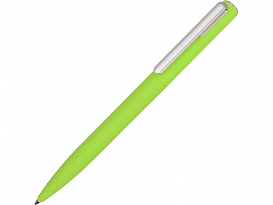 Ручка пластиковая шариковая Bon soft-touch (Зеленое яблоко)