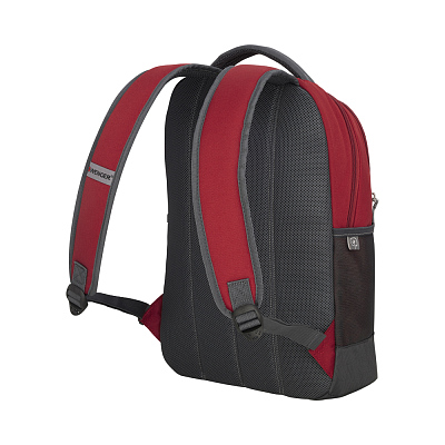 Рюкзак WENGER NEXT Tyon 16", красный/антрацит, переработанный ПЭТ/Полиэстер, 32х18х48 см, 23 л.