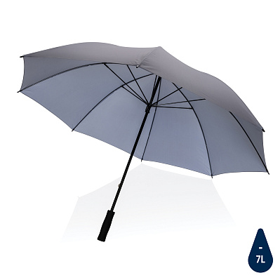 Зонт-антишторм Impact из RPET AWARE™, d130 см  (Темно-серый;)