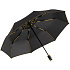 Зонт складной AOC Mini с цветными спицами, желтый - Фото 1
