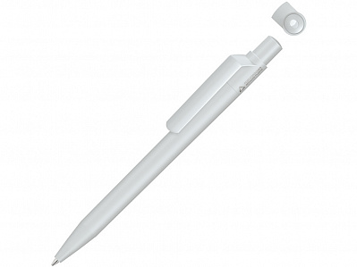 Ручка шариковая из переработанного пластика с матовым покрытием On Top Recy (Серый)