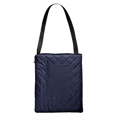 Плед для пикника "Rest"; т.синий; 115 х 140 см; двухсторонний материал флис 150 гр/м2+оксфорд  210 T (Тёмно-синий)