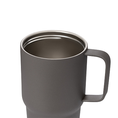Термокружка вакуумная Aventura, серая