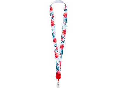 Ланъярд под сублимацию с ретрактором, 2 см