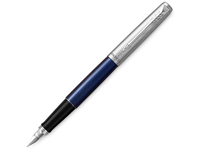 Ручка перьевая Parker Jotter Royal, M (Темно-синий, серебристый)