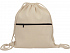 Рюкзак-мешок хлопковый Lark с цветной молнией - Фото 3