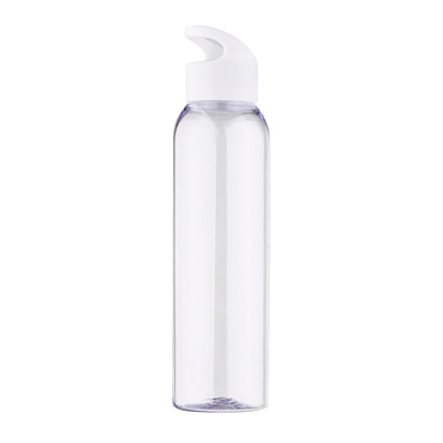 Бутылка пластиковая для воды Sportes, белая (Белый)