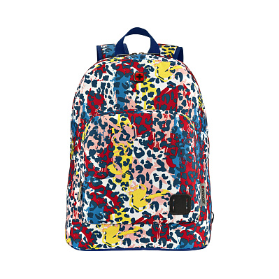 Рюкзак WENGER Crango 16'', цветной с леопардовым принтом, полиэстер 600D, 33x22x46 см, 27 л (Разноцветный)