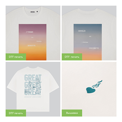 Футболка унисекс RUST, 100% хлопок, 240 гр., белая (теплый тон), размер L