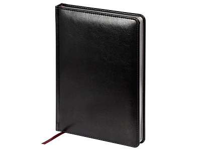 Ежедневник недатированный А5 Sidney Nebraska с золотым срезом (Чёрный)