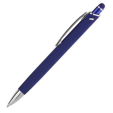 Шариковая ручка Quattro, синяя (Синий)