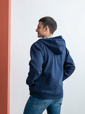 Толстовка мужская STAN с капюшоном на молнии сэндвич 320, 18