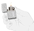 Зажигалка ZIPPO Venetian® с покрытием High Polish Chrome, латунь/сталь, серебристая, 38x13x57 мм - Фото 4