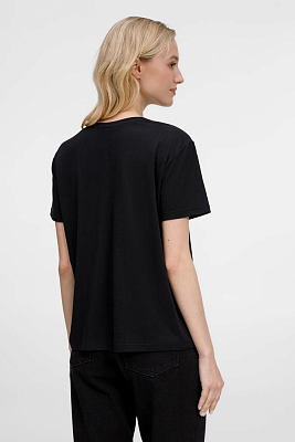 Футболка унисекс Senti, черная