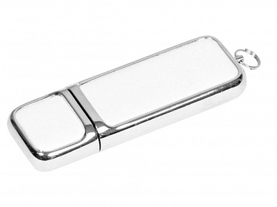 USB 2.0- флешка на 8 Гб компактной формы (Белый/серебристый)