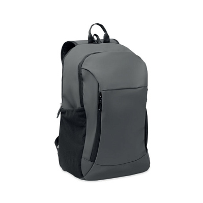 15" soft PU laptop backpack (Каменный серый)