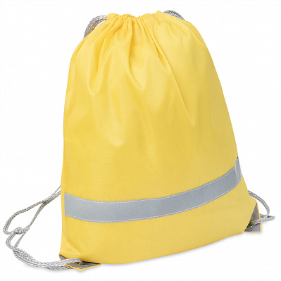 Рюкзак мешок RAY со светоотражающей полосой (Желтый)