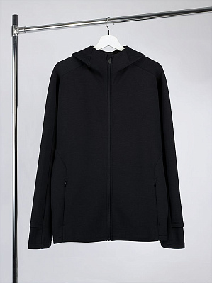 Куртка с капюшоном унисекс Begi, черная (Чёрный)