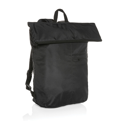 Легкий складной рюкзак Dillon из rPET AWARE™ (Черный;)
