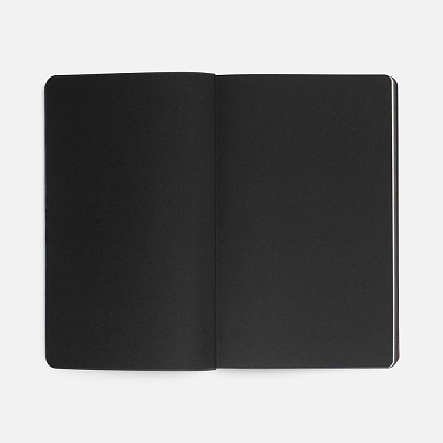 Ежедневник Trait, недатированный, черный с желтым