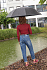 Двухцветный плотный зонт Impact из RPET AWARE™ с автоматическим открыванием, d120 см - Фото 3