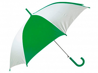 Зонт-трость Тилос (Зеленый/белый)