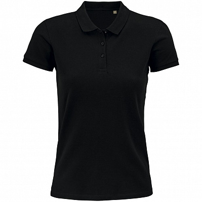 Рубашка поло женская Planet Women, черная (Черный)