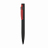 Ручка шариковая "Lip", покрытие soft touch, черный с красным - Фото 3