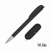 Набор ручка + флеш-карта 16 Гб в футляре, черный, покрытие soft grip, черный - Фото 2