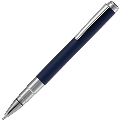 Ручка шариковая Kugel Chrome, синяя (Синий)
