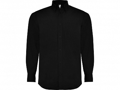 Рубашка Aifos мужская с длинным рукавом (Черный)
