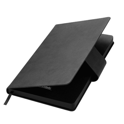 Ежедневник Риц (Ritz) недатированный, черный, твердая обложка